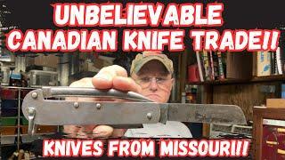 Unbelievable Knife Trade From Canada + Unboxing Knives from Missouri!