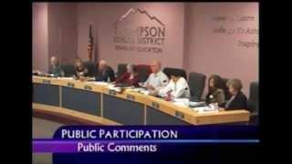 Another outburst by Thompson School Board Director Denise Montagu