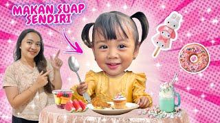 PERTAMA KALI MAMA AJAK AUDREY MAKAN DI RESTAURANT SERBA WARNA SUAP SENDIRI VIRAL