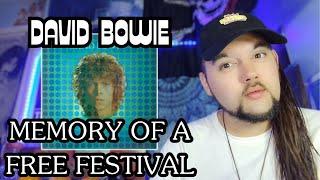 Drummer reacts to "Memory of a Free Festival" by David Bowie