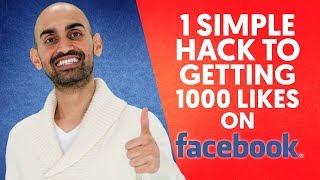 1 Simple Hack to Getting 1000 Likes on Facebook