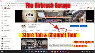 The Airbrush Garage Store Tab & Channel Tour