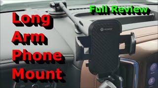 Long Arm Phone Mount - Full Review - Nice and Sturdy!