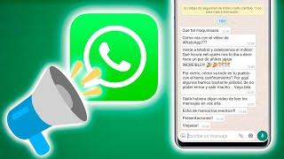 HAZ que tu MÓVIL lea MENSAJES de WHATSAPP en VOZ ALTA!!