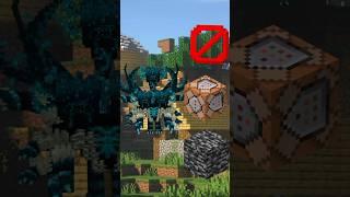 Warden VS All Minecraft Blocks #shorts #minecraft #warden