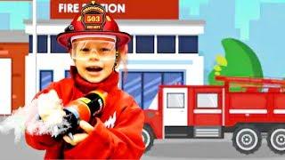 Firefighters Song | Hola Paola  Kids Songs | Children's Educational Video