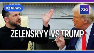 Europe stands with Ukraine after Zelenskyy's disastrous Trump meeting | 7.30