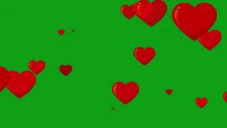 Love Heart Green Screen Animation | Free Download