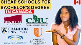 5 CHEAP UNIVERSITIES IN CANADA FOR INTERNATIONAL STUDENTS | BACHELOR'S DEGREE | STUDY IN CANADA 2022