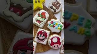 Super Mario! #satisfying #viral #cookies #cookiedecorating #mario #feed #birthday #viral video#