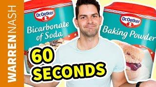 Difference between Baking Soda and Baking Powder in 60 seconds - Warren Nash