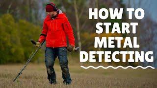 THIS IS HOW TO START METAL DETECTING