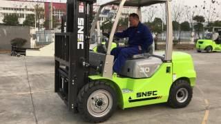 3T Diesel Forklift VIDEO, SNSC Mariah Tang Forklift