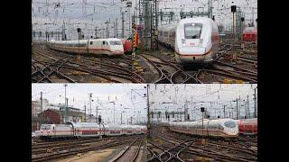 [Viele ICE Züge] DB Fernverkehr ICE Triebzüge in Frankfurt am Main Hbf