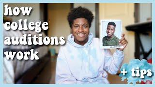 HOW COLLEGE MUSICAL THEATRE AUDITIONS WORK: My College Audition Process + College Audition Tips