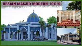 DESAIN MASJID MODERN,  MASJID NURUL IMAN MUNA BARAT