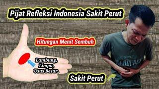 Indonesian Reflexology  STOMACH PAIN - Indonesian Massage STOMACH PAIN