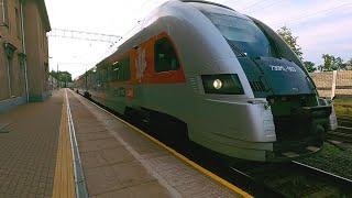 From Lithuania to Riga with Polish train PESA / Lithuanian Railways