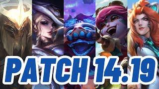 Patch 14.19 - Yorick - Evelynn - Ziggs - Tristana - Leona - League of Legends