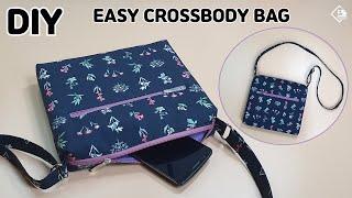 DIY EASY CROSSBODY BAG/ Shoulder bag / sewing tutorial [Tendersmile Handmade]