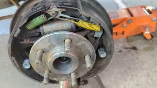 Brake Drum Not Aligned Over Axle Hub