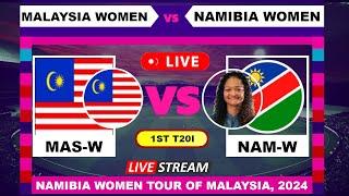 Malaysia Women vs Namibia Women T20 Live Cricket | Namibia Women tour of Malaysia English Commentary