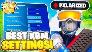 *NEW* Best Keyboard & Mouse SETTINGS For Fortnite Chapter 2!