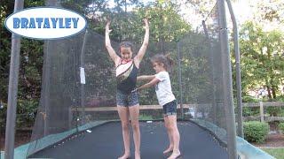 Kid Sister Spots Standing Back Tuck (WK 228) | Bratayley