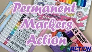 Permanent Markes || Action || Unboxing und Swatching || Test
