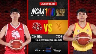 San Beda vs SSC-R (Men’s Basketball) | NCAA Season 100 - Replay