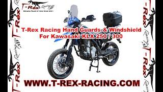 T-Rex Racing Hand Guards and Windshield For Kawasaki KLX 250 / 300