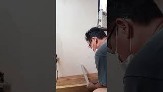 How To Measure And Cut Thick Wood Planks Before Joining Them | #shortvideo | #shorts | #woodworking