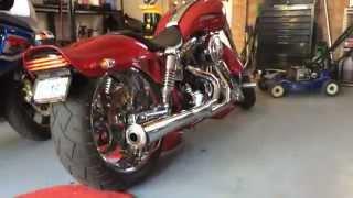 86 Harley Davidson - 100ci Revtech Evo Motor and Supertrapp 2 Into 1 Exhaust sound