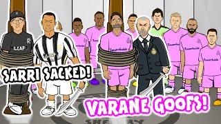 Varane Mistakes! Sarri Sacked! (Champions League Parody Man City vs Real Madrid Juventus Lyon)