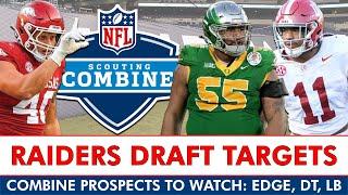 Raiders Draft Targets: Top LB, EDGE, DT Prospects At The NFL Combine Las Vegas Should Watch