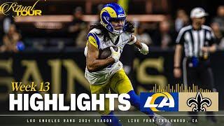 Rams Top Highlights vs. Saints: Kyren Williams' 113-Yard Game, Matthew Stafford's Best Throws + More