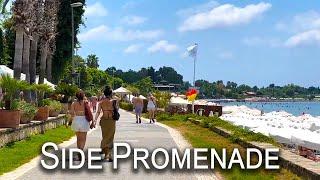 SIDE Promenade HEUTE. Strand. Meer. Türkei 7 August 2024 #antalya #side #sideturkey