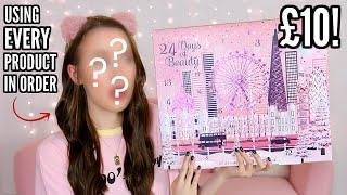 Full Face Of *CHEAP* ADVENT CALENDAR Makeup + UNBOXING! *Q-KI*