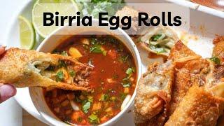 Birria Egg Rolls are SOOOOO good!! 