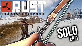 Rust Console Edition Gameplay PVP SOLO wipe (Part 1)