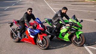 206 BHP ZX 10R VS 218HP CBR 100RR R | Hell of a Ride!!