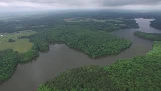 Drone of Fireside Farm and Cane Creek Reservoir