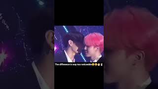 The difference is way too clear #bts #jungkook #jimin #jikook #kookmin #jikooklovers #jikookbusan