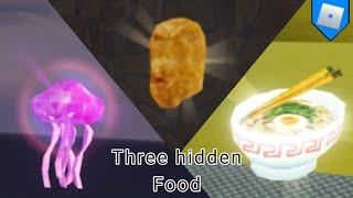 HOW TO GET Nugget, JellyFish and Ramen Hidden Food in Untitled Sandbox Game (ROBLOX)