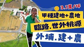 外埔農地｜自己房子自己蓋｜甲種建築用地＋農地｜清靜的秘密基地｜找不到喜歡的豪宅款｜自己來3.1萬/坪️#0931516737雯子姐姐帶你看