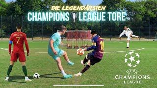 WIR STELLEN DIE LEGENDÄRSTEN CHAMPIONS LEAGUE TORE NACH!️ | SkillsMitMarvin