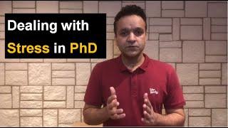 How to manage stress and depression during your PhD? | Dr Tahir Nawaz