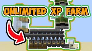 FAST/EASY MINECRAFT XP FARM: No Mob XP Bank for Minecraft 1.15 | Peaceful Mode XP Farm - INFINITE XP