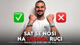 ️ PAŽNJA: na kojoj ruci je PRAVILNO nositi sat i ZAŠTO NA DESNOJ?!