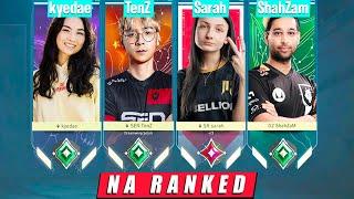 What happens when SEN TenZ, SR Sarah, Kyedae & G2 ShahZam stacked in same team in rank... | VALORANT